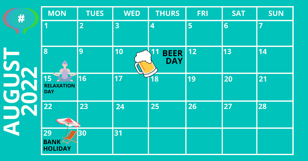 Key Marketing Dates August 2022
